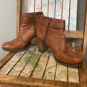 Franco Sarto leather ankle boots